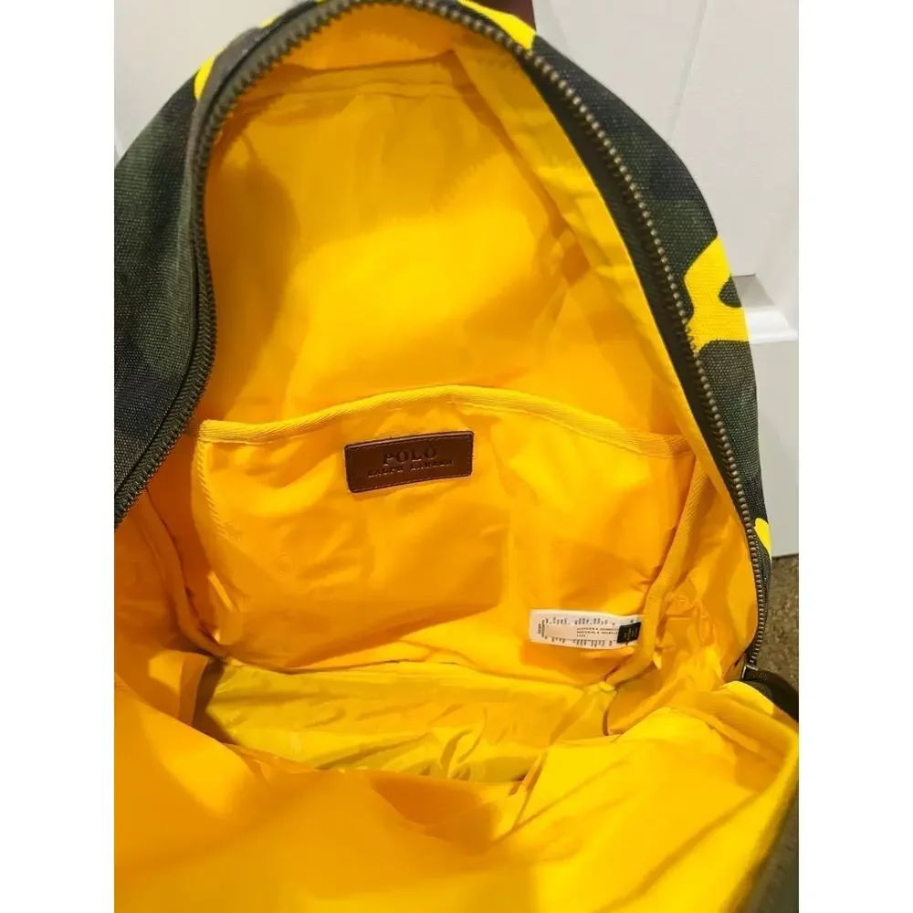 NWT❤️Polo Ralph Lauren Camouflage Canvas Backpack